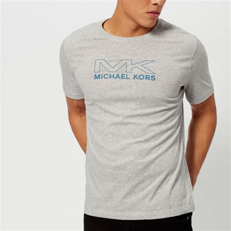 grey michael kors textured jacquard short sleeve tee|Michael Kors Textured Kors Short Sleeve T.